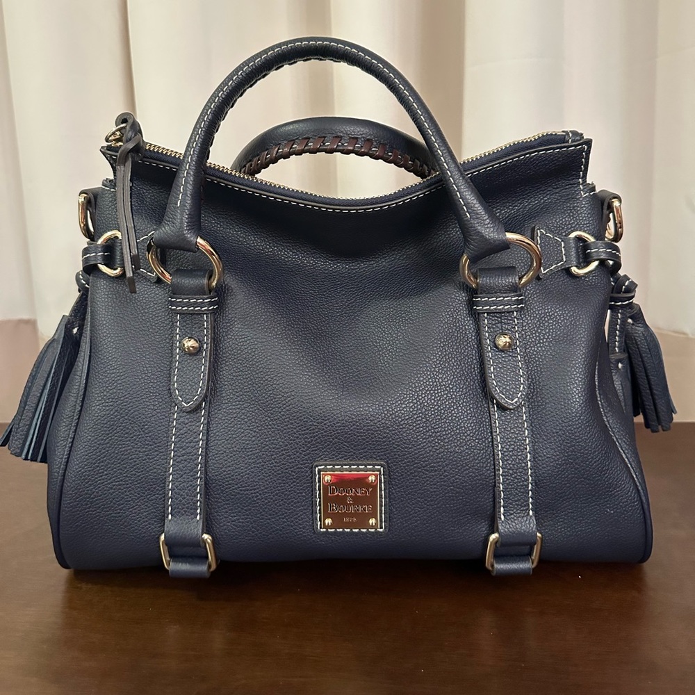 Dooney & Bourke Sorrento Satchel Navy
